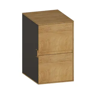 SCALIDO-Unterschrank SLIM Wange rechts 400x660x490mm 2 Auszüge Farbvar. S/S/S