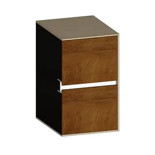 SCALIDO-Unterschrank SLIM Wange rechts 400x660x490mm 2 Auszüge Farbvar. Sonder