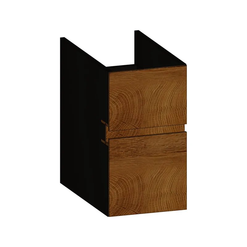 SCALIDO-Unterschrank zu Konsolenplatte 300x540x510mm 2 Auszüge Farbvar. S/X/S