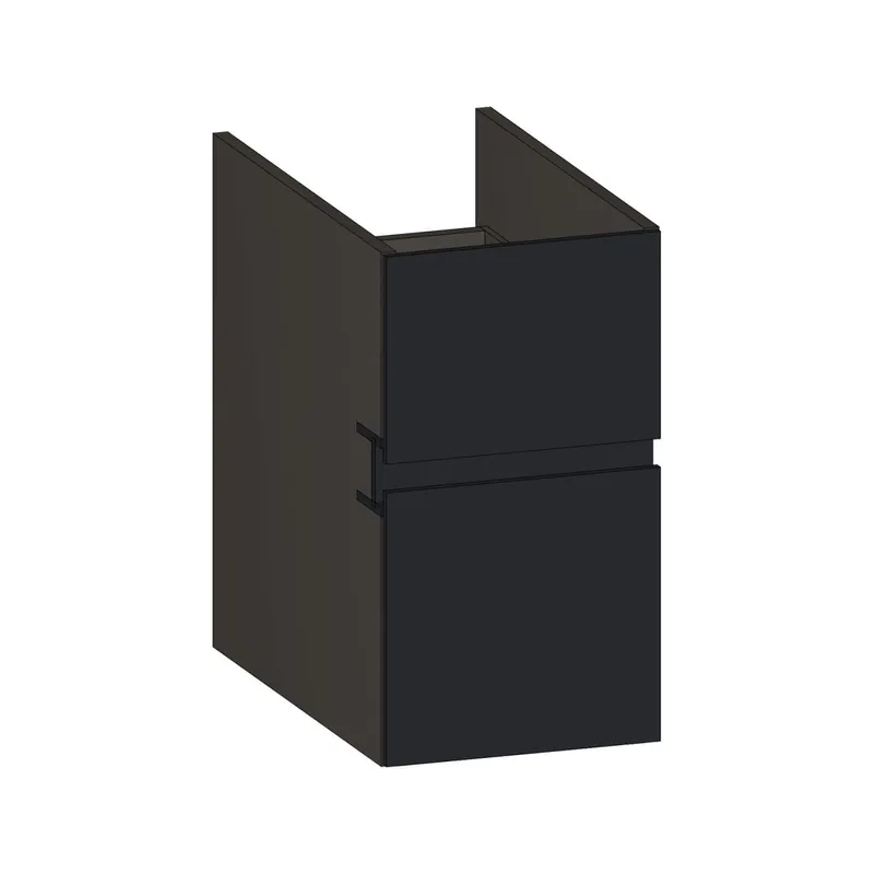 SCALIDO-Unterschrank zu Konsolenplatte 300x540x510mm 2 Auszüge Farbvar. V/X/V
