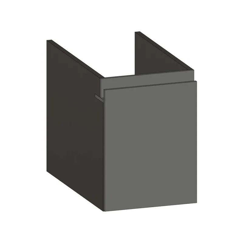 SCALIDO-Unterschrank zu Konsolenplatte 300x410x510mm 1 Auszug Farbvar. A/X/A