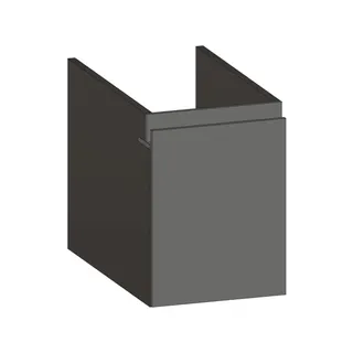 SCALIDO-Unterschrank zu Konsolenplatte 300x410x510mm 1 Auszug Farbvar. A/X/A