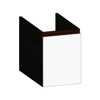 SCALIDO-Unterschrank zu Konsolenplatte 300x410x510mm 1 Auszug Farbvar. W/X/E