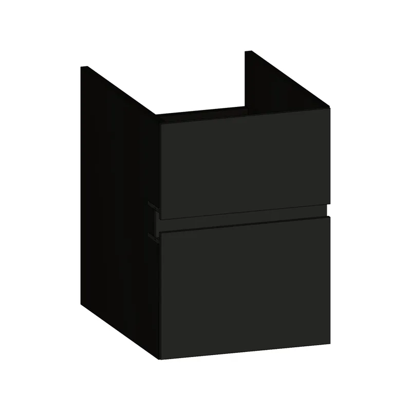 SCALIDO-Unterschrank zu Konsolenplatte 400x540x510mm 2 Auszüge Farbvar. A/X/A