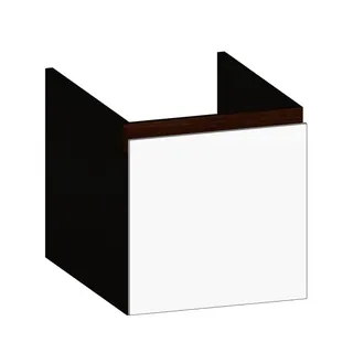 SCALIDO-Unterschrank zu Konsolenplatte 400x410x510mm 1 Auszug Farbvar. W/X/E