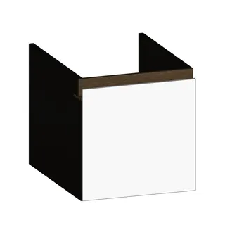 SCALIDO-Unterschrank zu Konsolenplatte 400x410x510mm 1 Auszug Farbvar. W/X/N