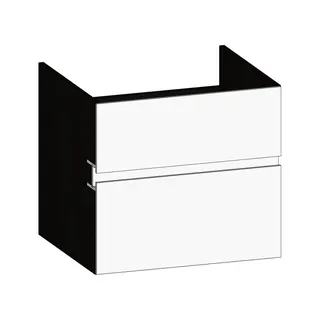 SCALIDO-Unterschrank zu Konsolenplatte 600x540x510mm 2 Auszüge Farbvar. W/X/W