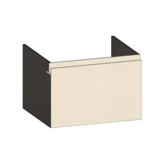 SCALIDO-Unterschrank zu Konsolenplatte 600x410x510mm 1 Auszug Farbvar. K/X/K