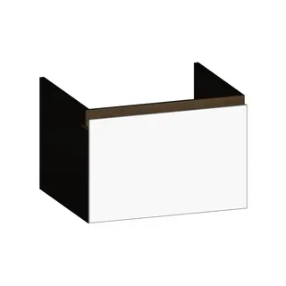 SCALIDO-Unterschrank zu Konsolenplatte 600x410x510mm 1 Auszug Farbvar. W/X/N