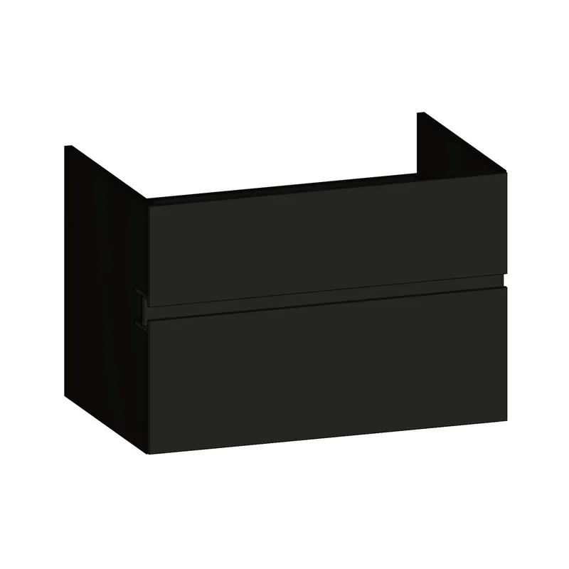 SCALIDO-Unterschrank zu Konsolenplatte 800x540x510mm 2 Auszüge Farbvar. A/X/A