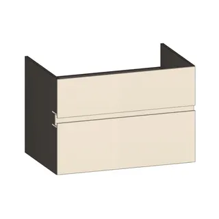 SCALIDO-Unterschrank zu Konsolenplatte 800x540x510mm 2 Auszüge Farbvar. K/X/K