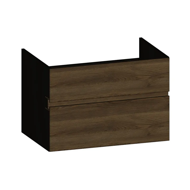 SCALIDO-Unterschrank zu Konsolenplatte 800x540x510mm 2 Auszüge Farbvar. N/X/N