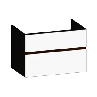 SCALIDO-Unterschrank zu Konsolenplatte 800x540x510mm 2 Auszüge Farbvar. W/X/E
