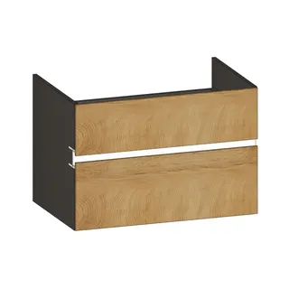 SCALIDO-Unterschrank zu Konsolenplatte 800x540x510mm 2 Auszüge Farbvar. Sonder