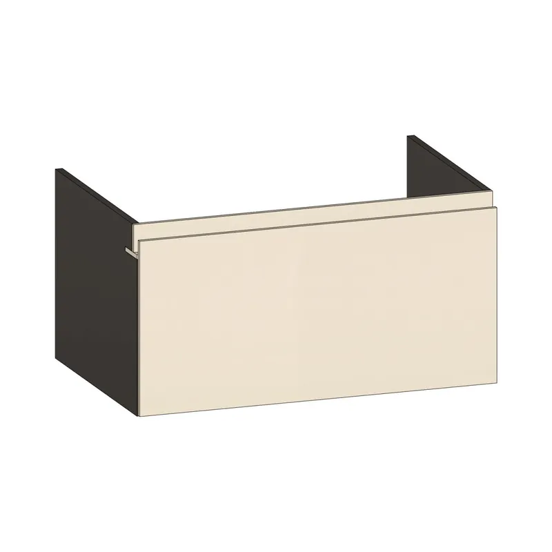 SCALIDO-Unterschrank zu Konsolenplatte 800x410x510mm 1 Auszug Farbvar. K/X/K