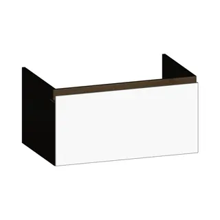 SCALIDO-Unterschrank zu Konsolenplatte 800x410x510mm 1 Auszug Farbvar. W/X/N