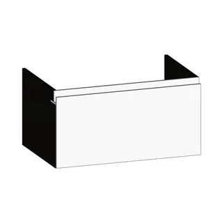 SCALIDO-Unterschrank zu Konsolenplatte 800x410x510mm 1 Auszug Farbvar. W/X/W