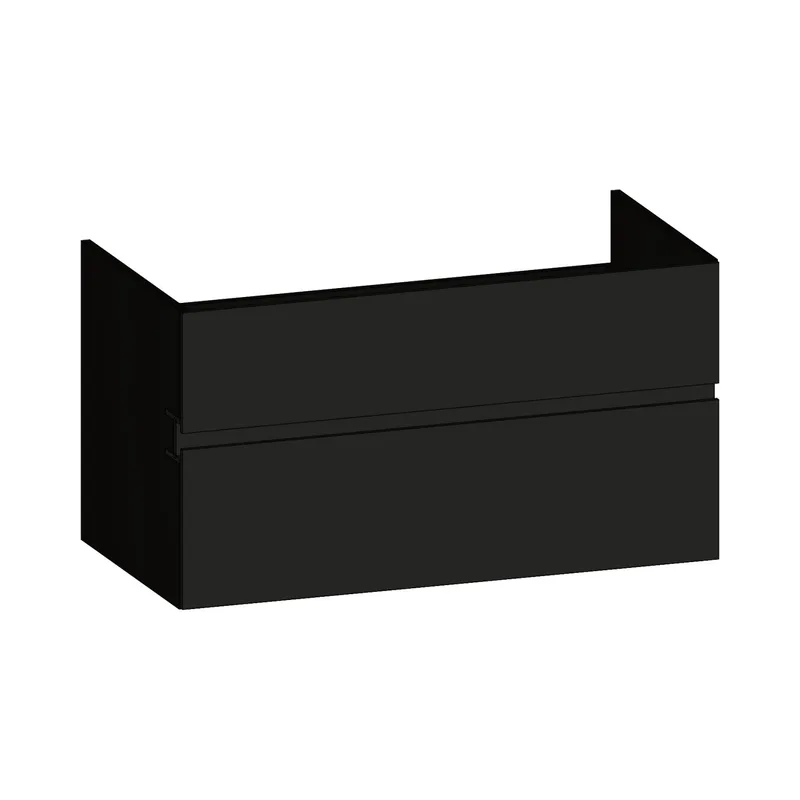 SCALIDO-Unterschrank zu Konsolenplatte 1000x540x510mm 2 Auszüge Farbvar. A/X/A