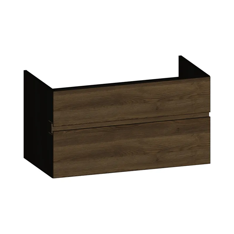 SCALIDO-Unterschrank zu Konsolenplatte 1000x540x510mm 2 Auszüge Farbvar. N/X/N