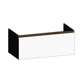 SCALIDO-Unterschrank zu Konsolenplatte 1000x410x510mm 1 Auszug Farbvar. W/X/N