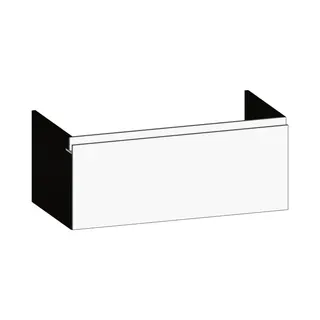 SCALIDO-Unterschrank zu Konsolenplatte 1000x410x510mm 1 Auszug Farbvar. W/X/W