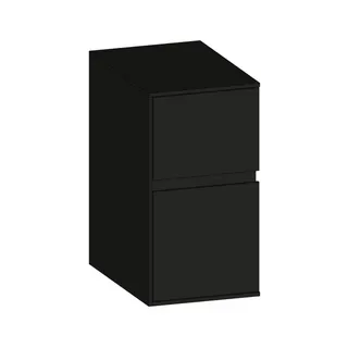 SCALIDO-Unterschrank Waschtisch Wand Wange links 300x560x460mm 2 Auszüge Farbvar. A/A/A