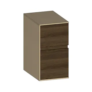 SCALIDO-Unterschrank Waschtisch Wand Wange links 300x560x460mm 2 Auszüge Farbvar. N/K/N
