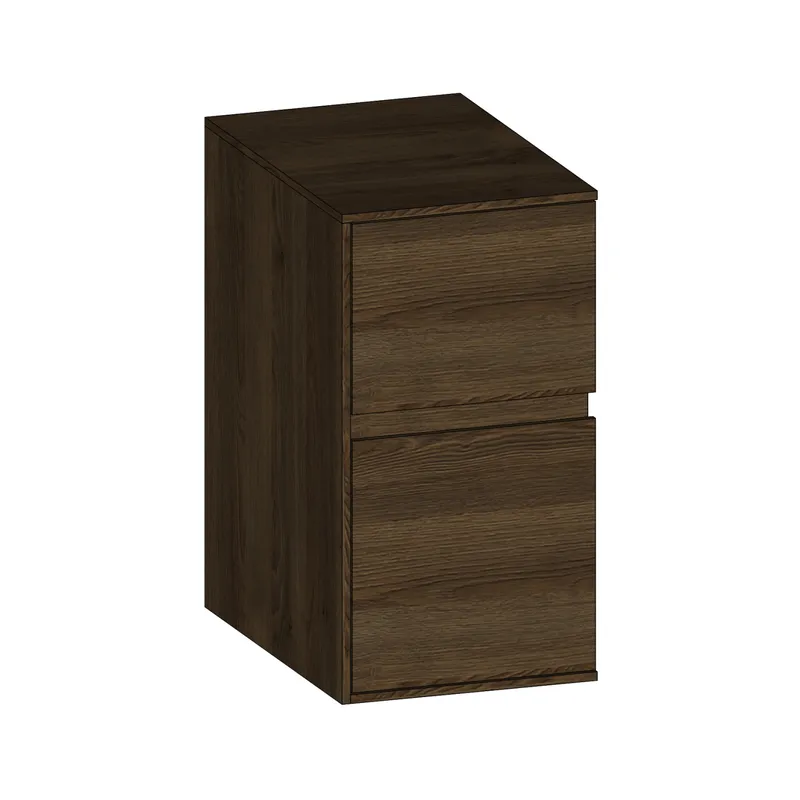 SCALIDO-Unterschrank Waschtisch Wand Wange links 300x560x460mm 2 Auszüge Farbvar. N/N/N