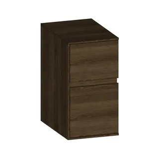 SCALIDO-Unterschrank Waschtisch Wand Wange links 300x560x460mm 2 Auszüge Farbvar. N/N/N