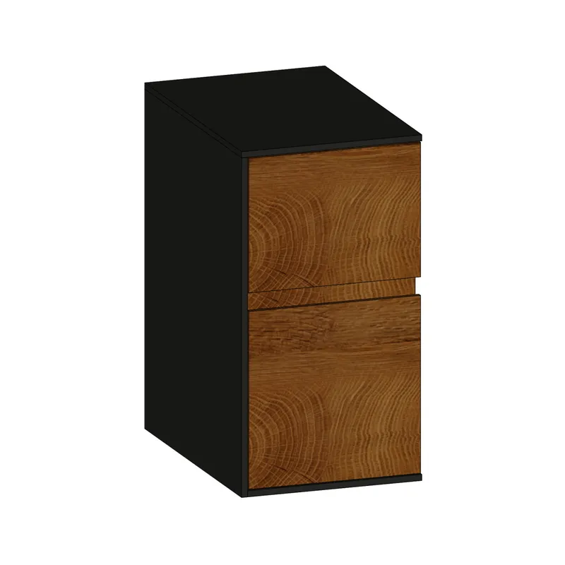 SCALIDO-Unterschrank Waschtisch Wand Wange links 300x560x460mm 2 Auszüge Farbvar. S/A/S