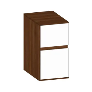 SCALIDO-Unterschrank Waschtisch Wand Wange links 300x560x460mm 2 Auszüge Farbvar. W/E/E