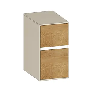 SCALIDO-Unterschrank Waschtisch Wand Wange links 300x560x460mm 2 Auszüge Farbvar. Sonder