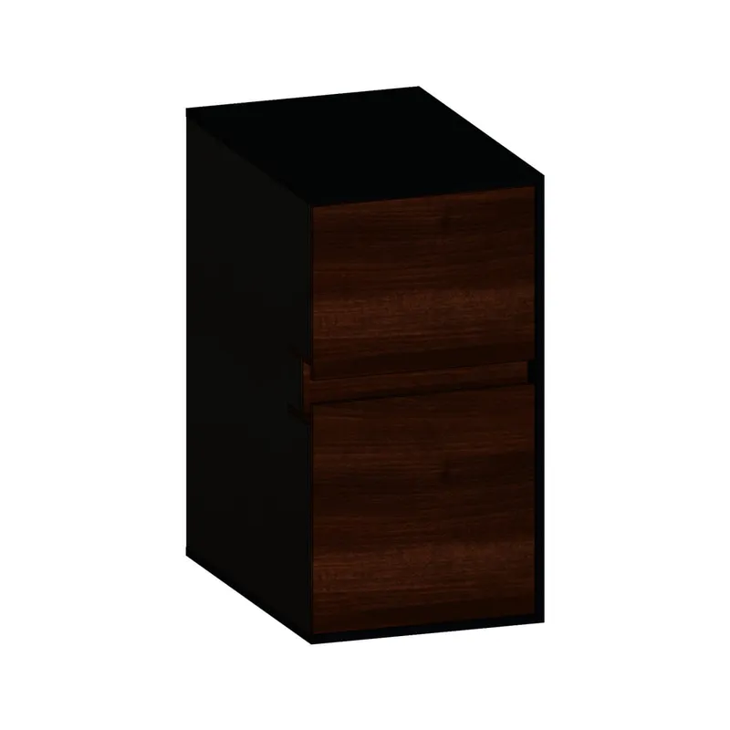 SCALIDO-Unterschrank WTWand Wange rechts 300x560x460mm 2 Auszüge Farbvar. E/V/E