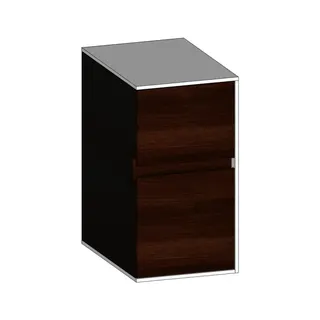 SCALIDO-Unterschrank WTWand Wange rechts 300x560x460mm 2 Auszüge Farbvar. E/W/E