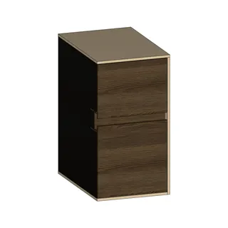 SCALIDO-Unterschrank WTWand Wange rechts 300x560x460mm 2 Auszüge Farbvar. N/K/N
