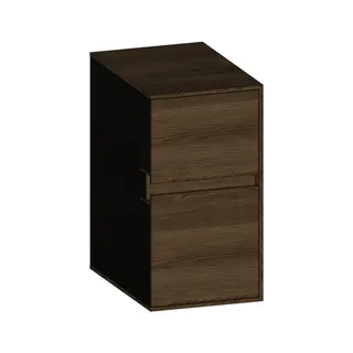 SCALIDO-Unterschrank WTWand Wange rechts 300x560x460mm 2 Auszüge Farbvar. N/N/N