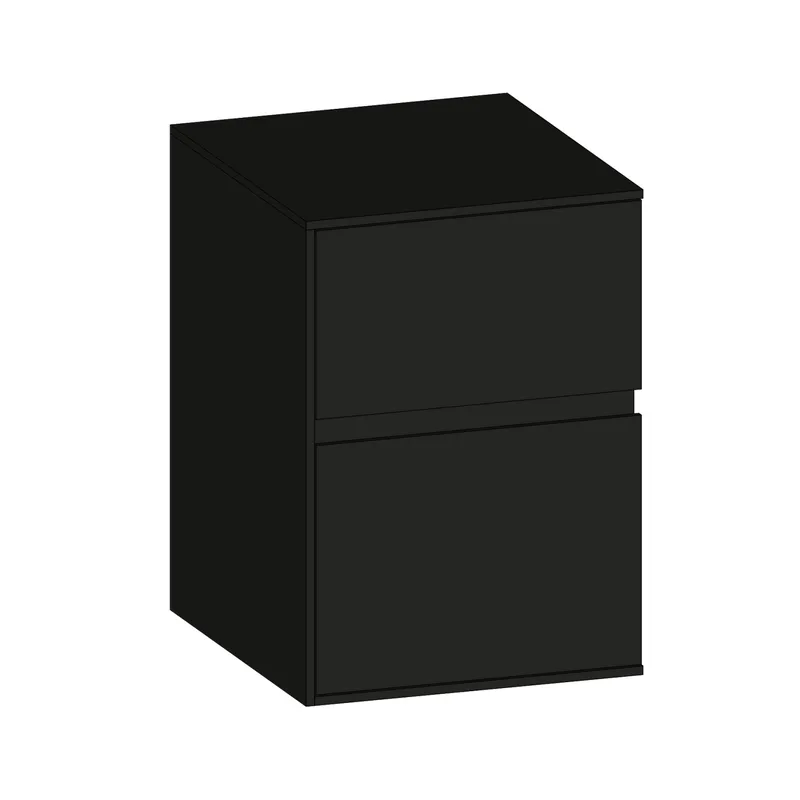 SCALIDO-Unterschrank Waschtisch Wand Wange links 400x560x460mm 2 Auszüge Farbvar. A/A/A