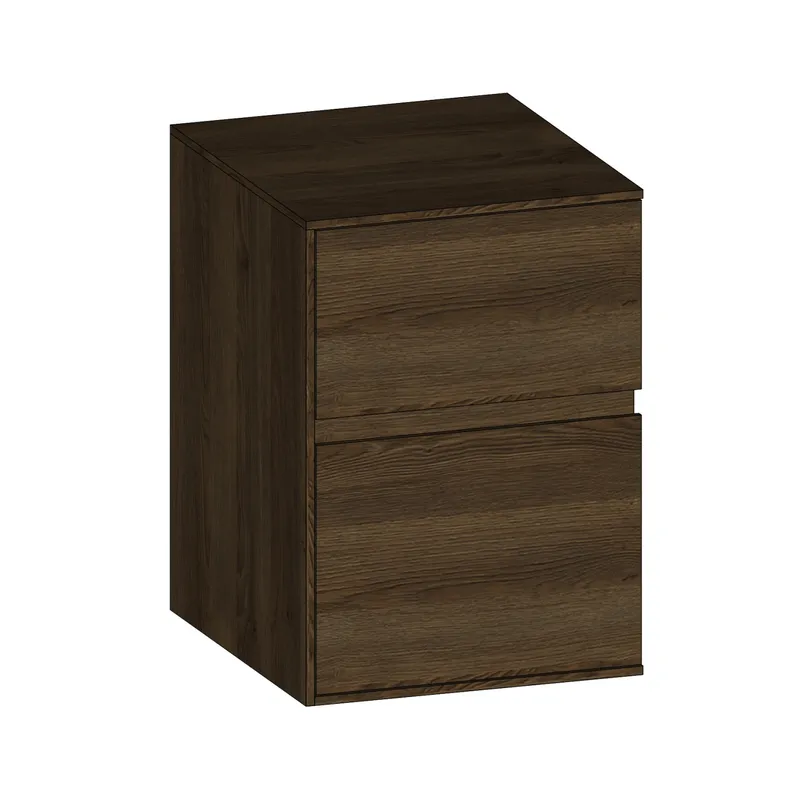 SCALIDO-Unterschrank Waschtisch Wand Wange links 400x560x460mm 2 Auszüge Farbvar. N/N/N