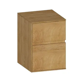 SCALIDO-Unterschrank Waschtisch Wand Wange links 400x560x460mm 2 Auszüge Farbvar. S/S/S