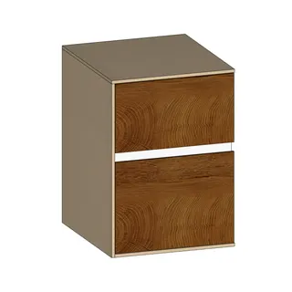 SCALIDO-Unterschrank Waschtisch Wand Wange links 400x560x460mm 2 Auszüge Farbvar. Sonder