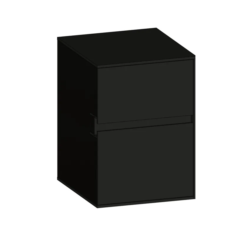 SCALIDO-Unterschrank WTWand Wange rechts 400x560x460mm 2 Auszüge Farbvar. A/A/A