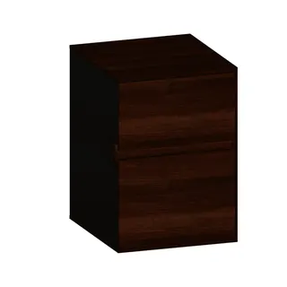 SCALIDO-Unterschrank WTWand Wange rechts 400x560x460mm 2 Auszüge Farbvar. E/E/E