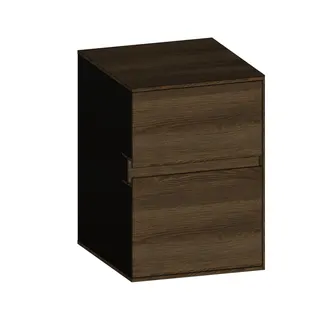 SCALIDO-Unterschrank WTWand Wange rechts 400x560x460mm 2 Auszüge Farbvar. N/N/N