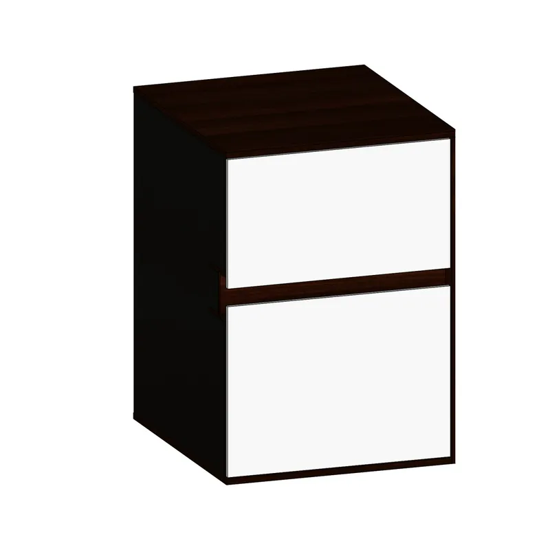 SCALIDO-Unterschrank WTWand Wange rechts 400x560x460mm 2 Auszüge Farbvar. W/E/E