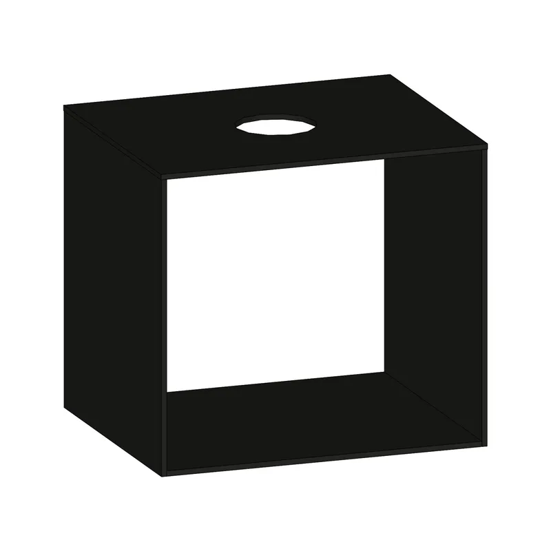SCALIDO-Konsolenplatte m. Rahmen f Waschtisch US 622x560x510mm 1 Ausschn mittig Farbvar A