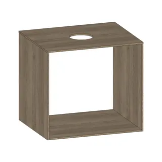 SCALIDO-Konsolenplatte m. Rahmen f Waschtisch US 622x560x510mm 1 Ausschn mittig Farbvar N