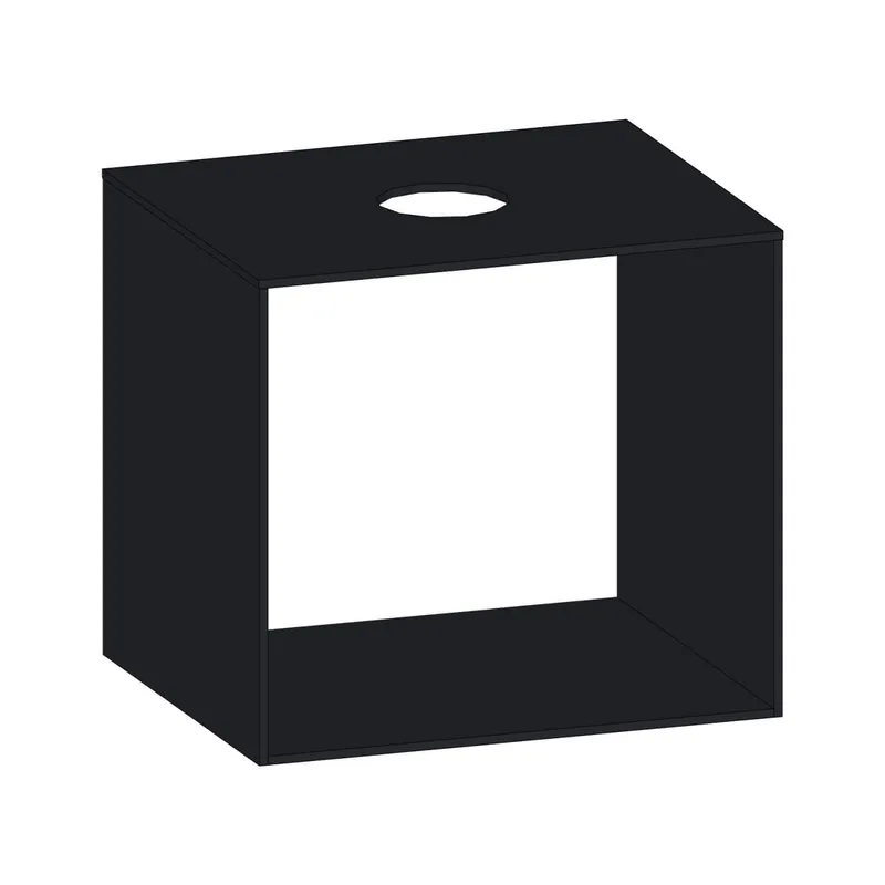 SCALIDO-Konsolenplatte m. Rahmen f Waschtisch US 622x560x510mm 1 Ausschn mittig Farbvar V