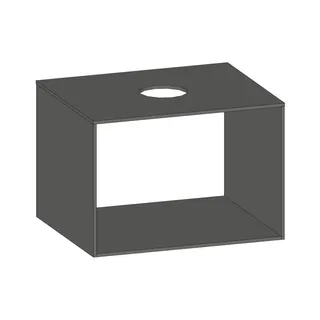 SCALIDO-Konsolenplatte m. Rahmen f Waschtisch US 622x430x510mm 1 Ausschn mittig Farbvar A