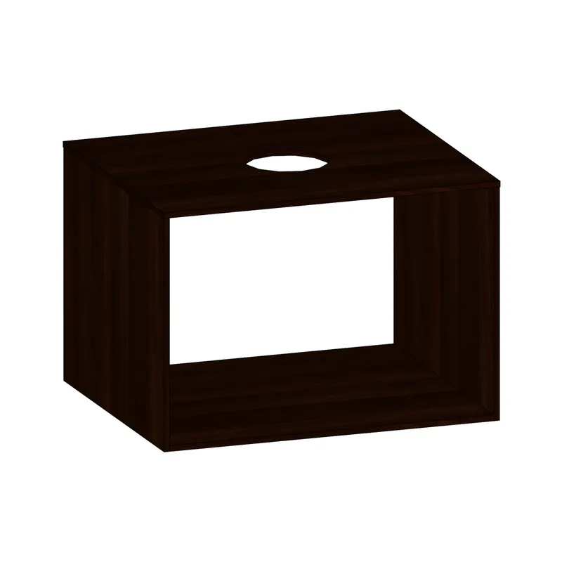 SCALIDO-Konsolenplatte m. Rahmen f Waschtisch US 622x430x510mm 1 Ausschn mittig Farbvar E