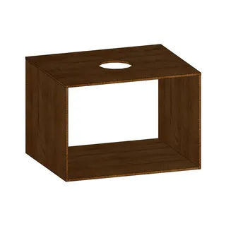 SCALIDO-Konsolenplatte m. Rahmen f Waschtisch US 622x430x510mm 1 Ausschn mittig Farbvar S